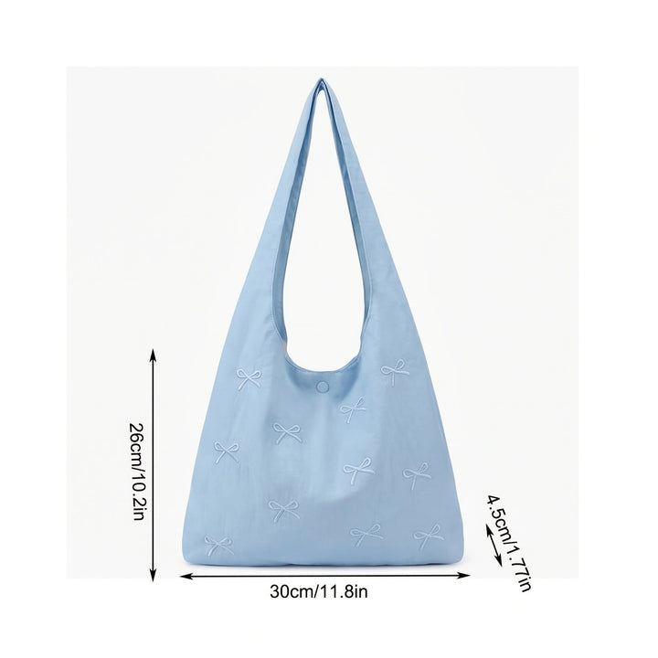 Tote bag with decorative bows Bowlift