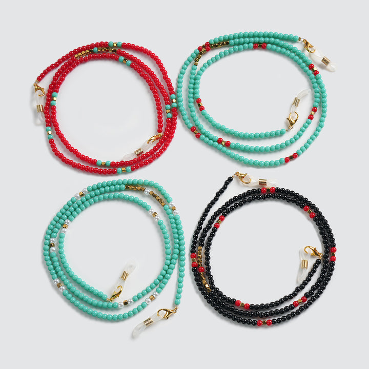 Multi-Strand Beaded Eyewear Chain Bowlift