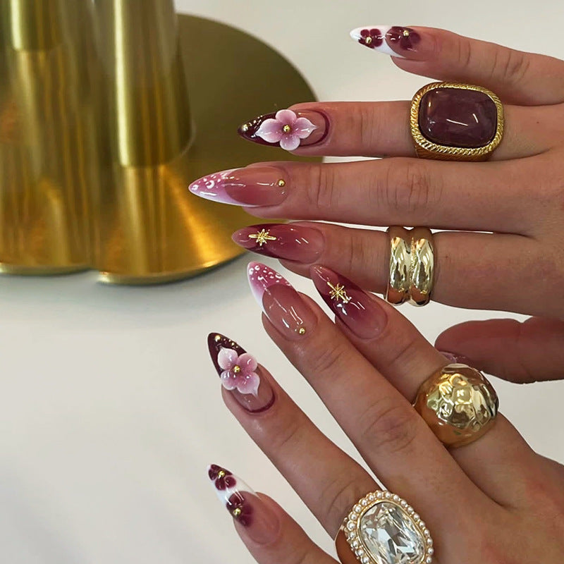 Premium Artistic Press-On Nail Collection Bowlift