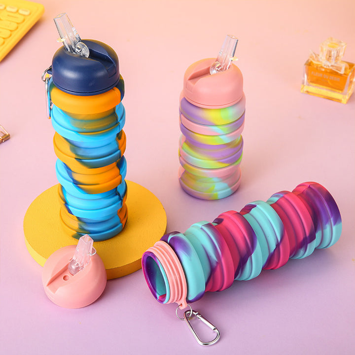 Women collapsible silicone water bottle Bowlift