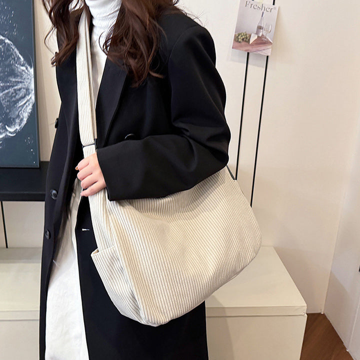 Soft Fabric Crossbody Tote Bowlift