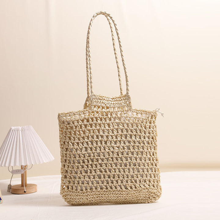 Handmade net tote bag made of natural material Bowlift