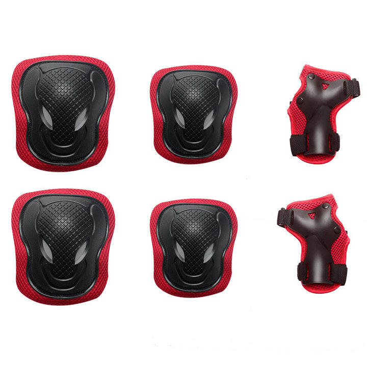 Impact-Resistant Skate Protective Pad Set Knee Elbow Wrist Bowlift