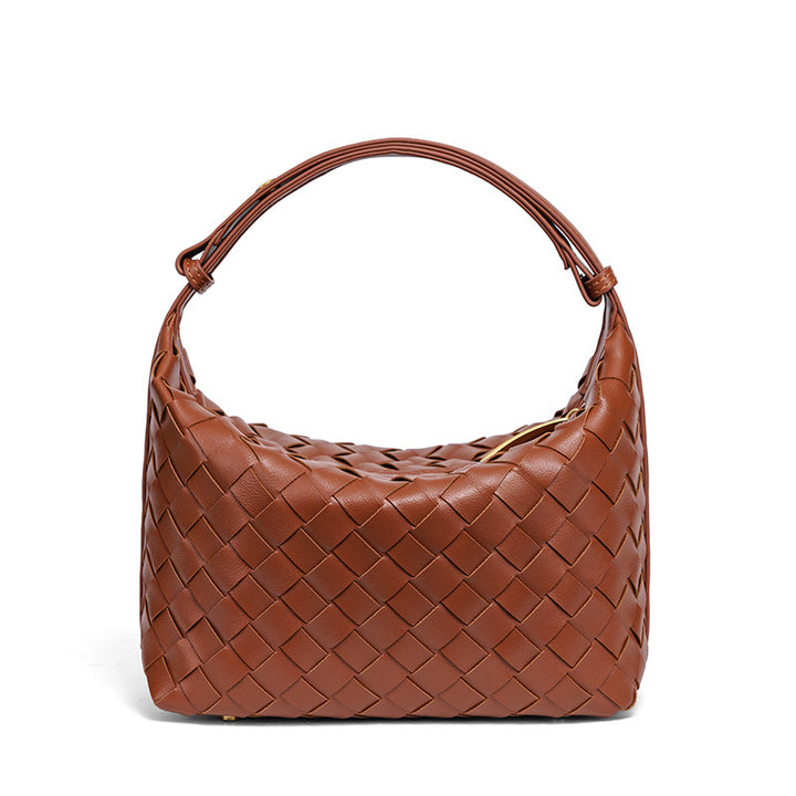 Handmade Woven Leather Mini Bag Bowlift