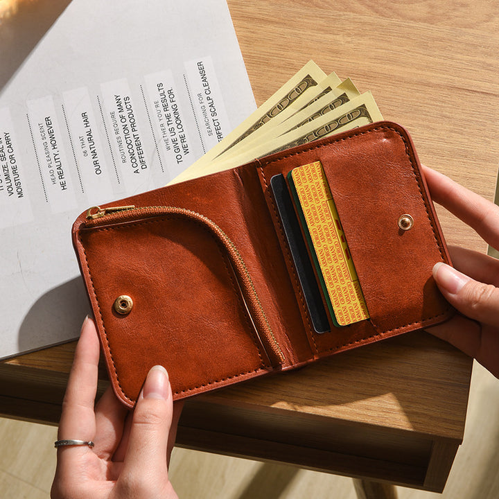 Classic Leather Bi-Fold Wallet Bowlift