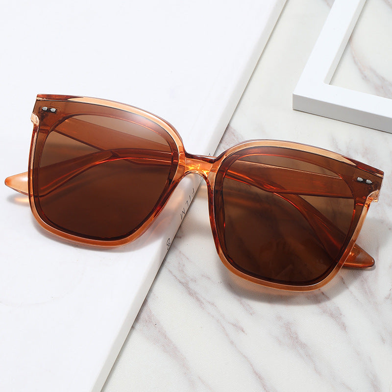 Ladies square sunglasses with mirrored gradient Bowlift