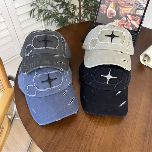 Men's Distressed Casual Baseball Cap Bowlift 1783922358
