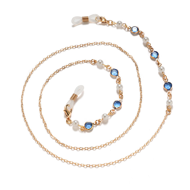 Premium Pearl and Amethyst Eyewear Chain Bowlift