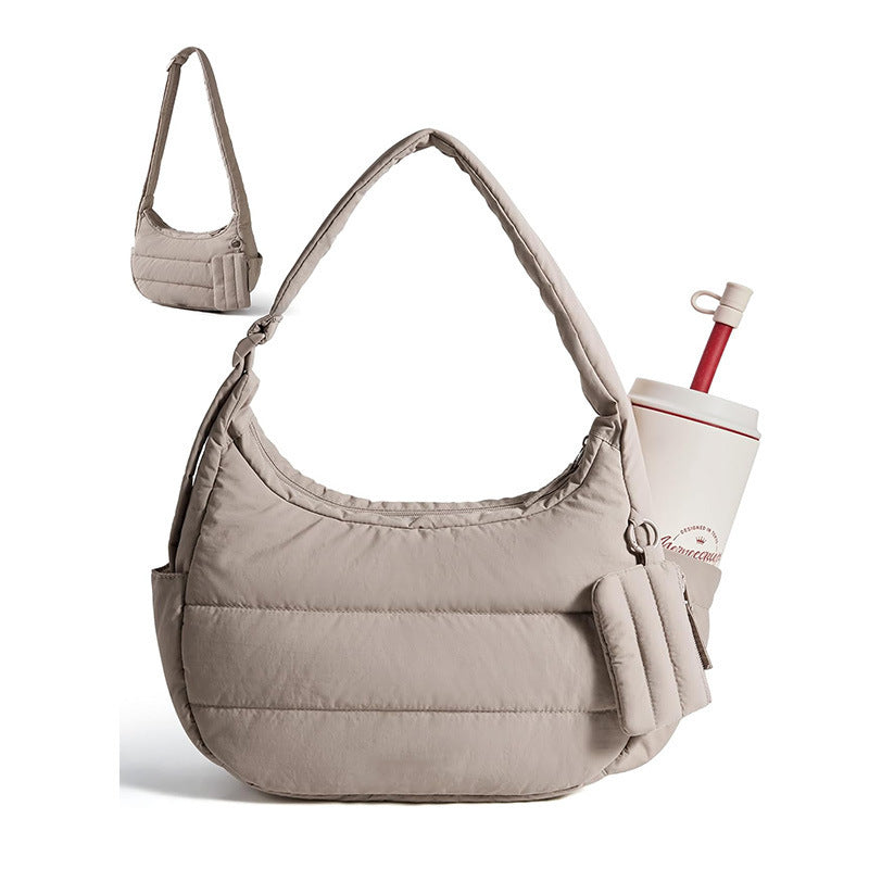 Practical shoulder bag with insulated compartment Bowlift