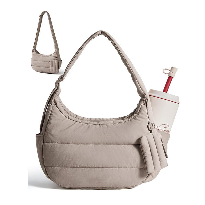 Practical shoulder bag with insulated compartment Bowlift