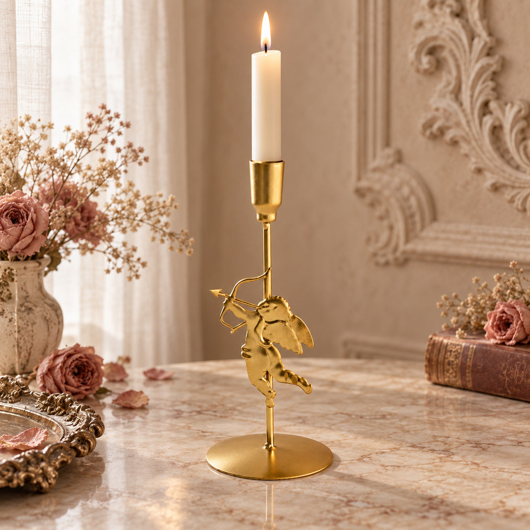 Engel-Theme Candle Holder