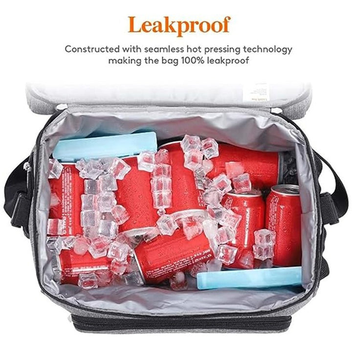 Women Insulated Cooler Bag with Additional Storage Bowlift