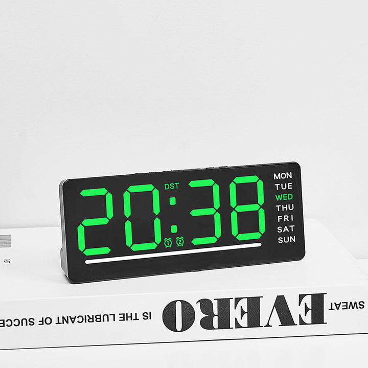 Digital LED Alarm Clock with Large, Clear Display and Multiple Alarm Functions Bowlift