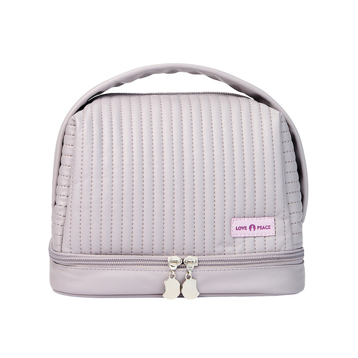 Elegant Quilted Makeup Case Bowlift