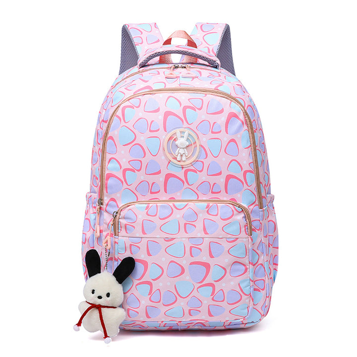 Cheerful school backpack with unique patterns and practical compartments Bowlift
