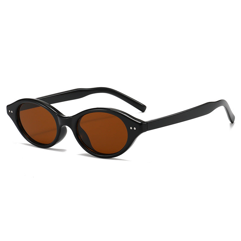 Fashionable Oval Frame Sunglasses