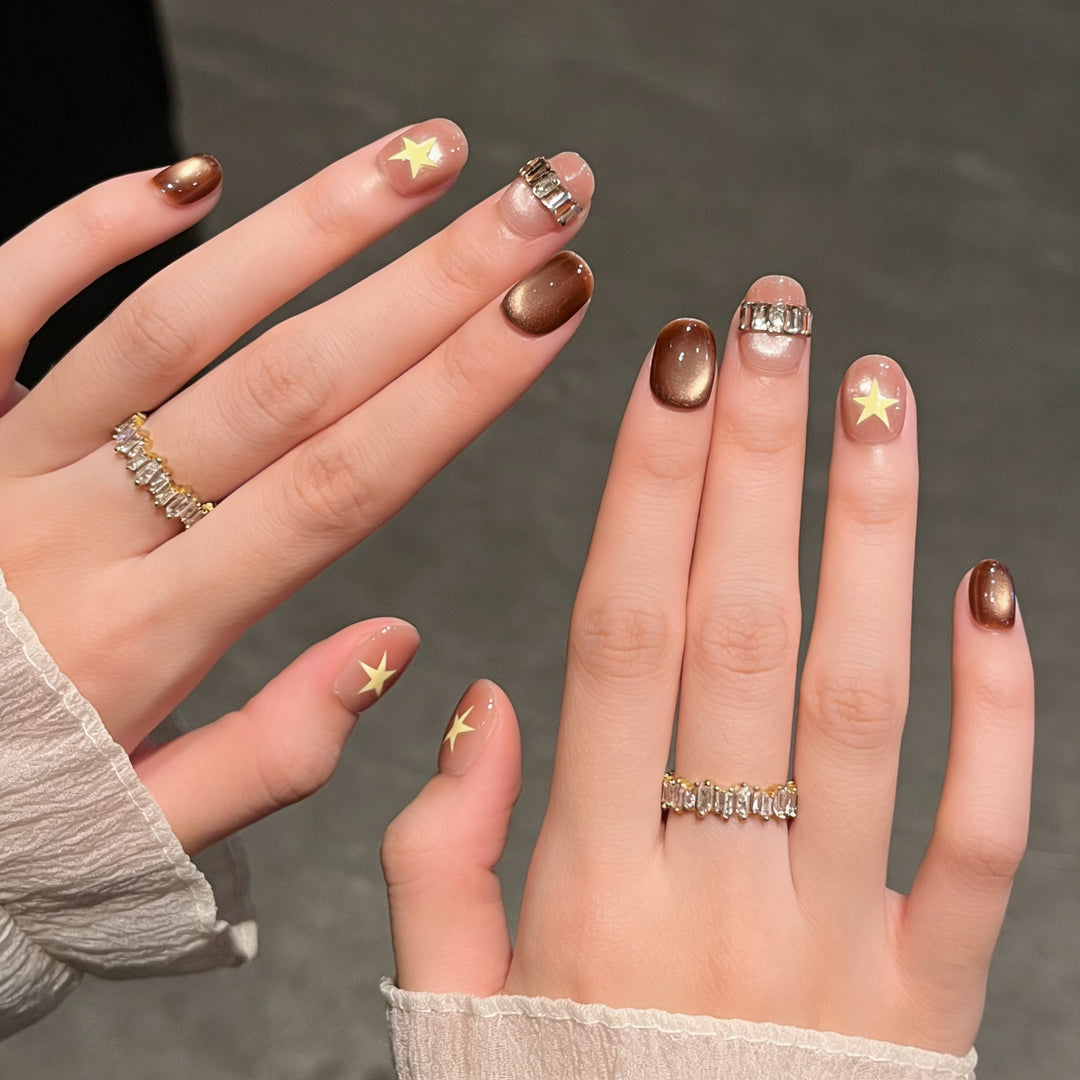 Starry-Themed Nail Art Set Bowlift