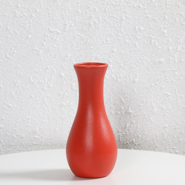 Contemporary Matte Ceramic Flower Vase Bowlift