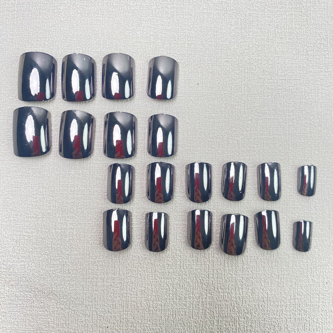 Premium Glossy Press-On Nail Set Bowlift