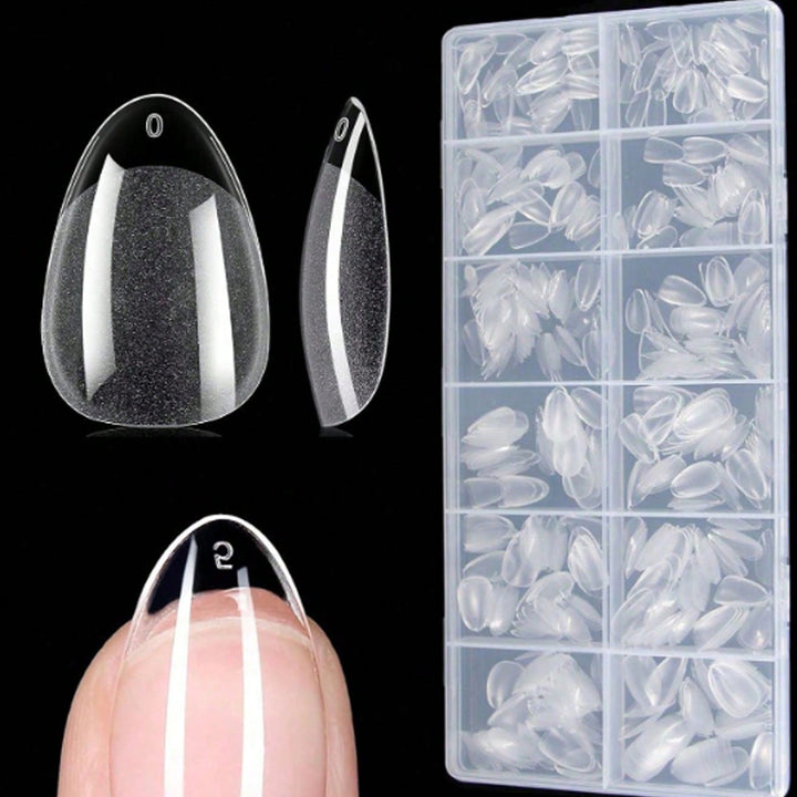 Clear Gel Nail Tip Set Bowlift