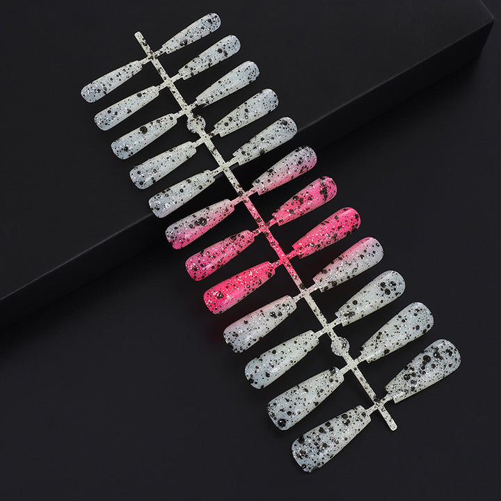 Artificial nails in creative drop design Bowlift