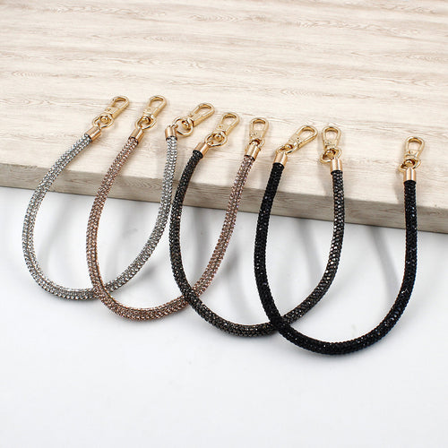 Stylish Crystal-Embellished Handbag Strap Bowlift