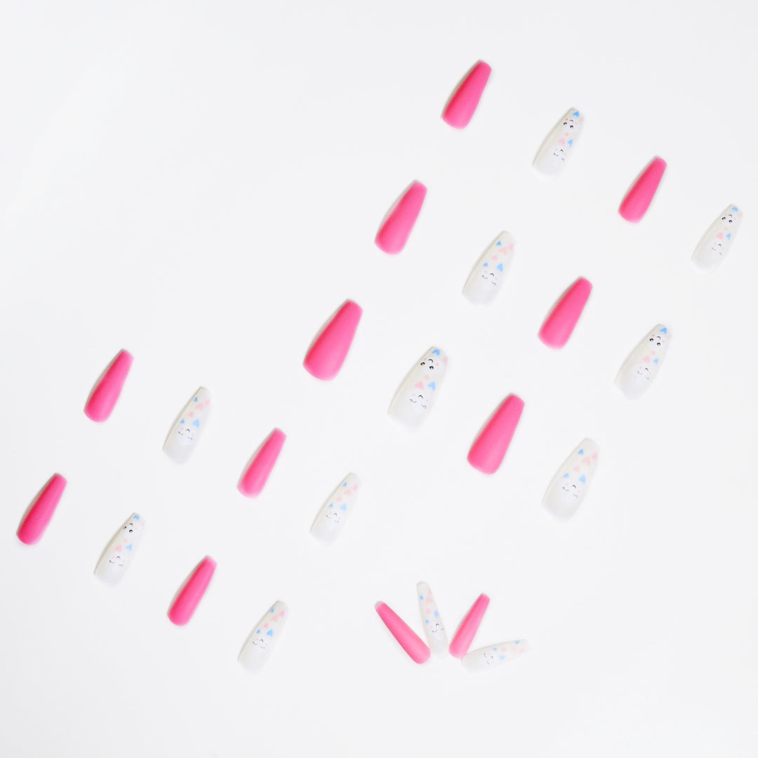 Artful Nail Art with Cute Cloud and Heart Designs Bowlift