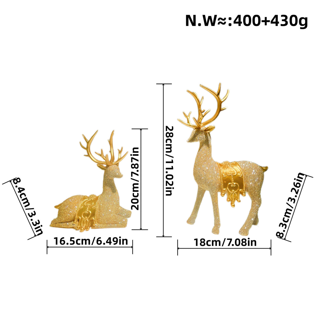 Elegant decorative figure of a majestic red deer Bowlift