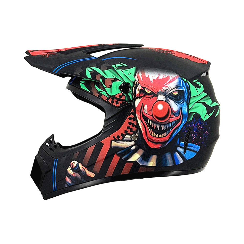 full-face motocross helmet with extended visor and reinforced chin guard Bowlift