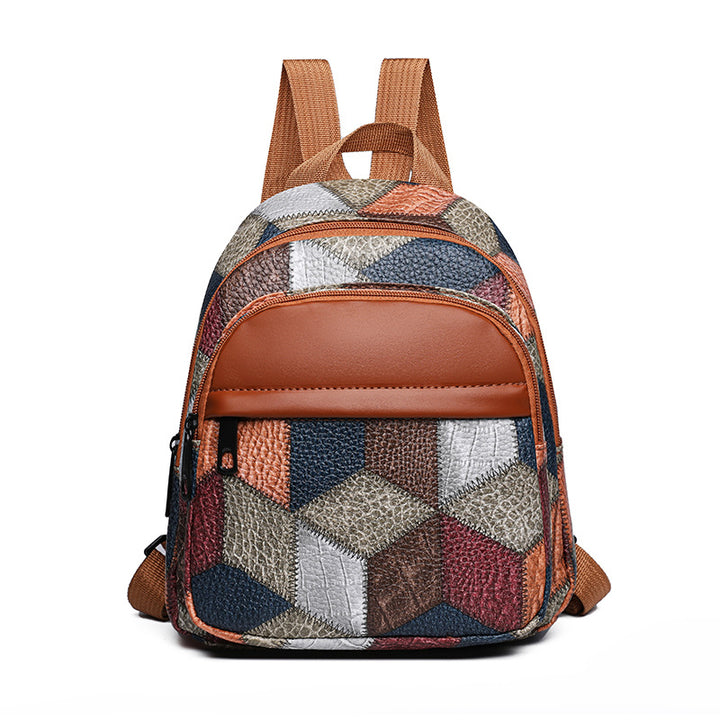 Geometric Patterned Fashion Backpack Bowlift
