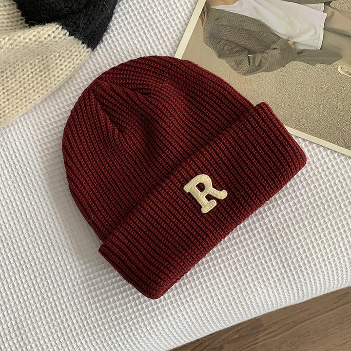 Ribbed Knit Beanie Cap