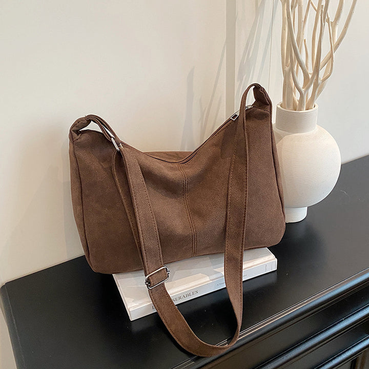 WoSoft Suede Hobo Handbag Bowlift