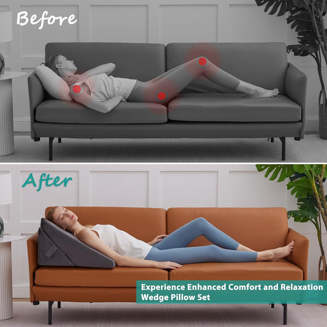 Adjustable Bed Wedge Pillow