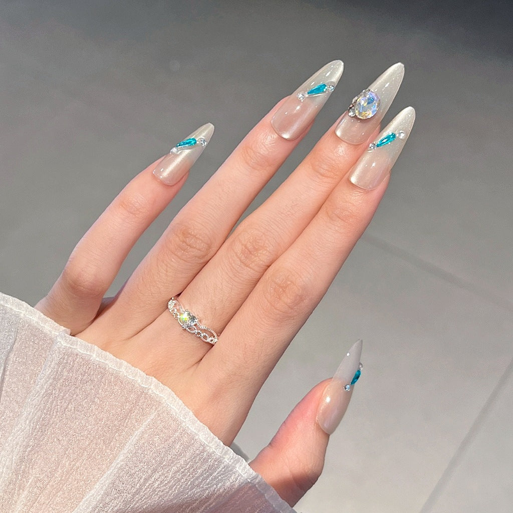 Premium Glamorous Press-On Nail Extensions Bowlift
