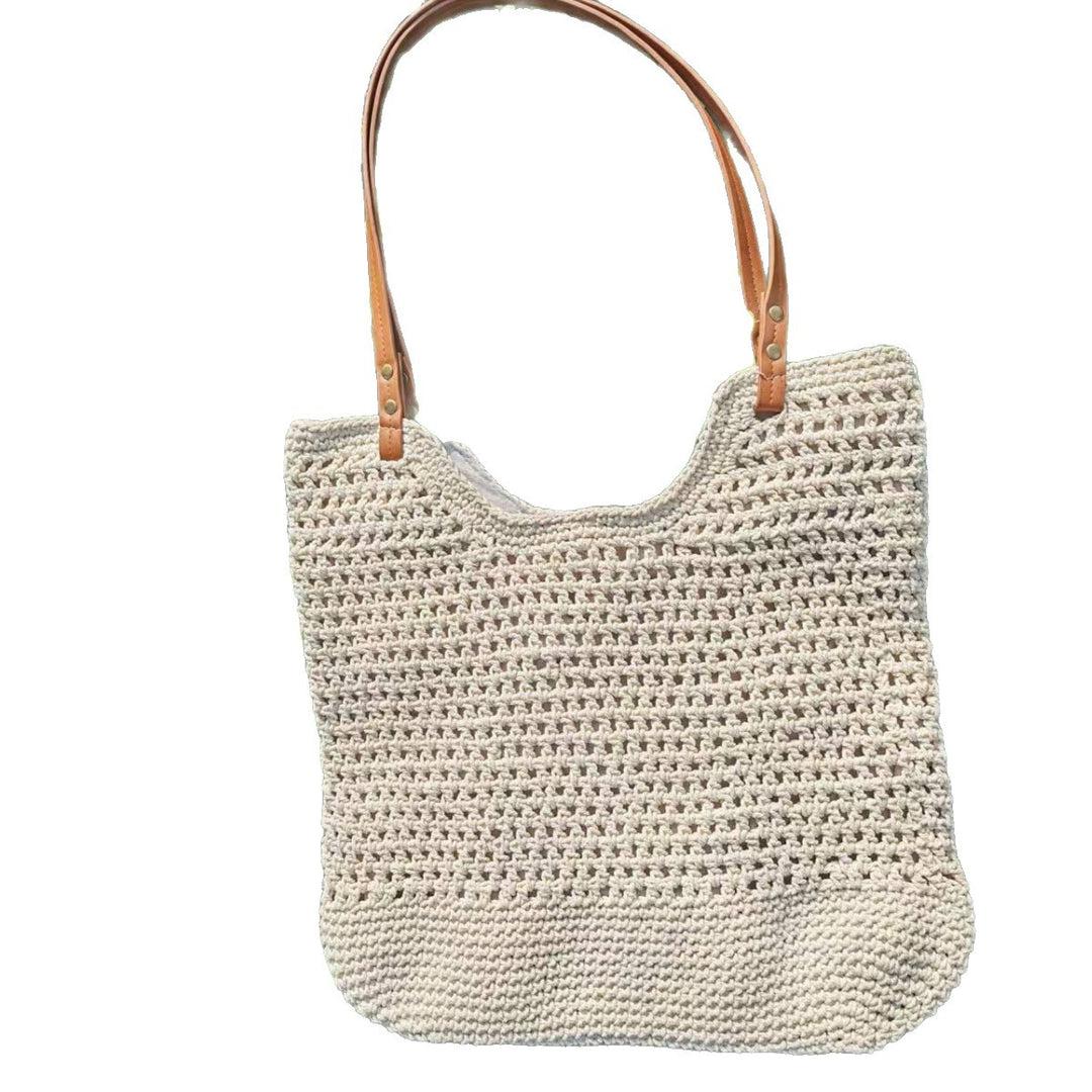 Handmade Macrame Beach Bag Bowlift
