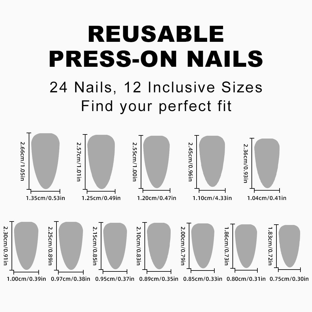 Acrylic nail set with glamorous star accents Bowlift