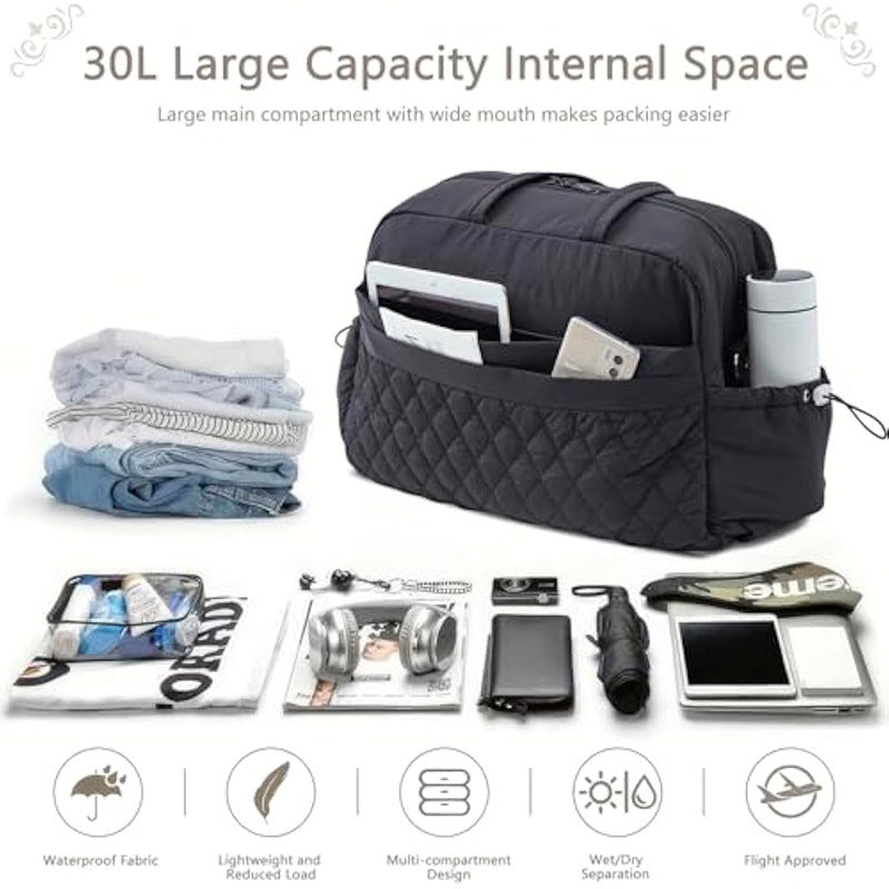 Stylish travel bag with practical compartments Bowlift