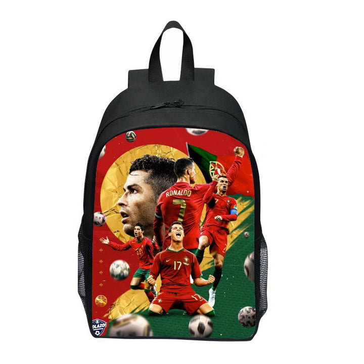 Backpack with Striking Sports Motif Bowlift