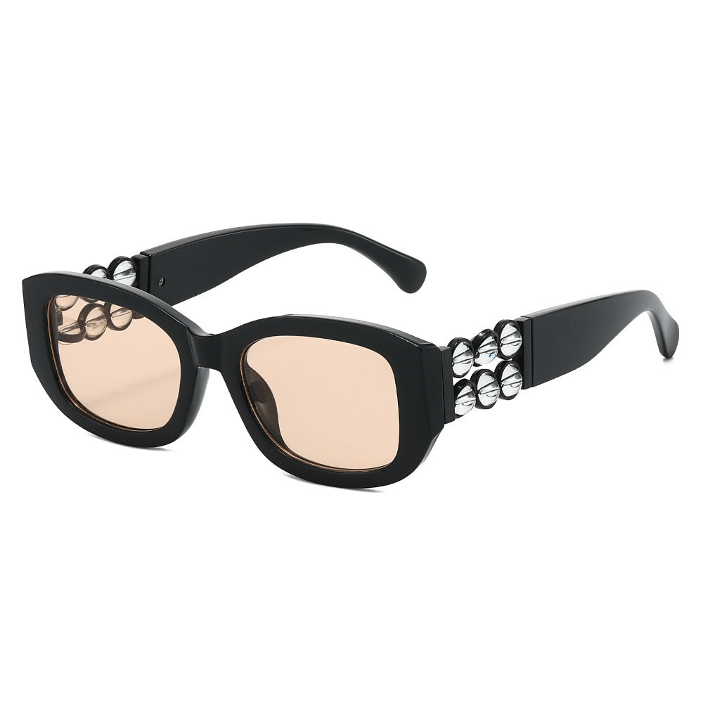 Decorative Square Frame Glasses Bowlift