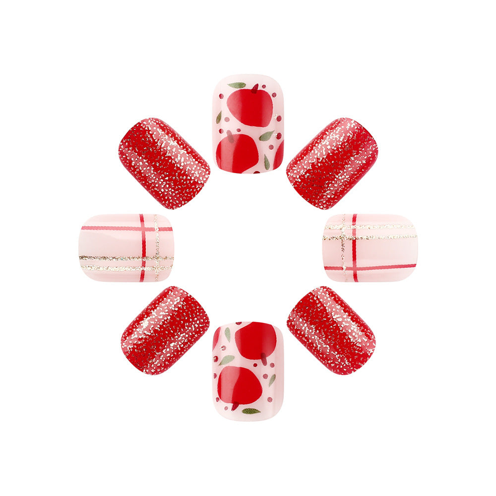 Artistic Press-On Nail Design Set Bowlift