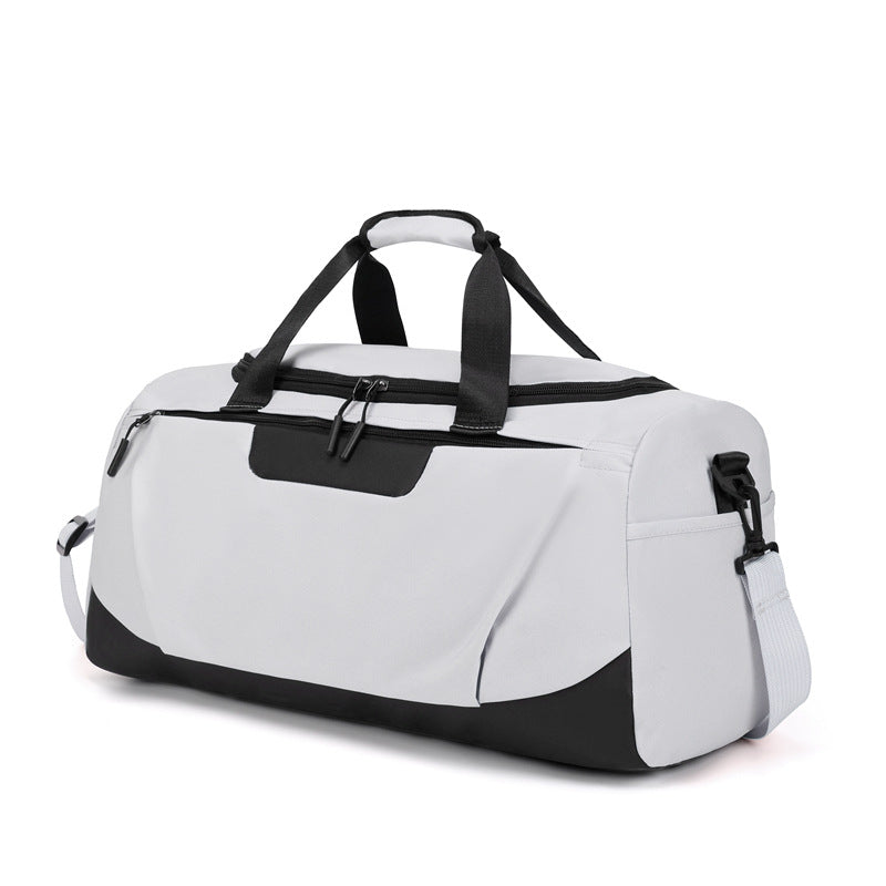 Sporty Duffel Bag with Versatile Storage and Ergonomic Carry Handles Bowlift