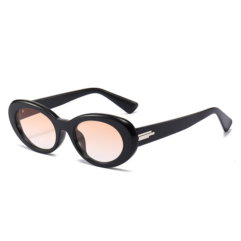 Elegant Oversized Oval Sunglasses
