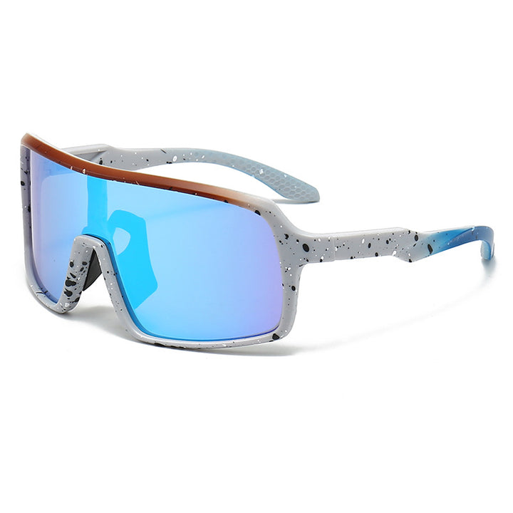 Ladies fashionable sunglasses in a futuristic design with large lenses Bowlift
