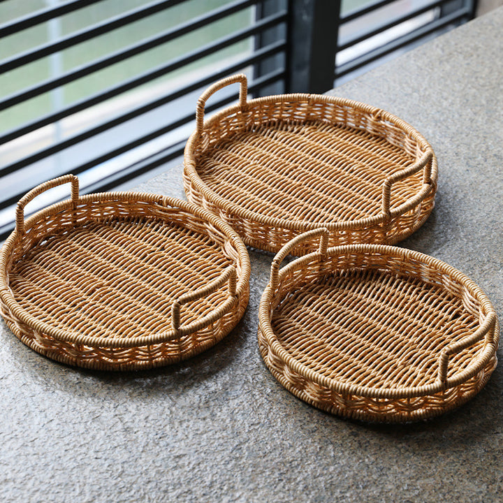 Home Storage Woven Tray Bowlift