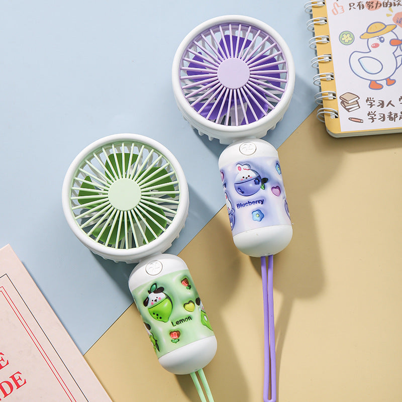 Unisex Portable USB Mini Hand Fan with Colorful Design Bowlift