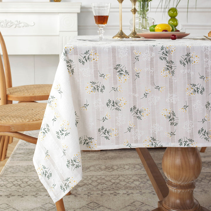 Elegant Floral Tablecloth