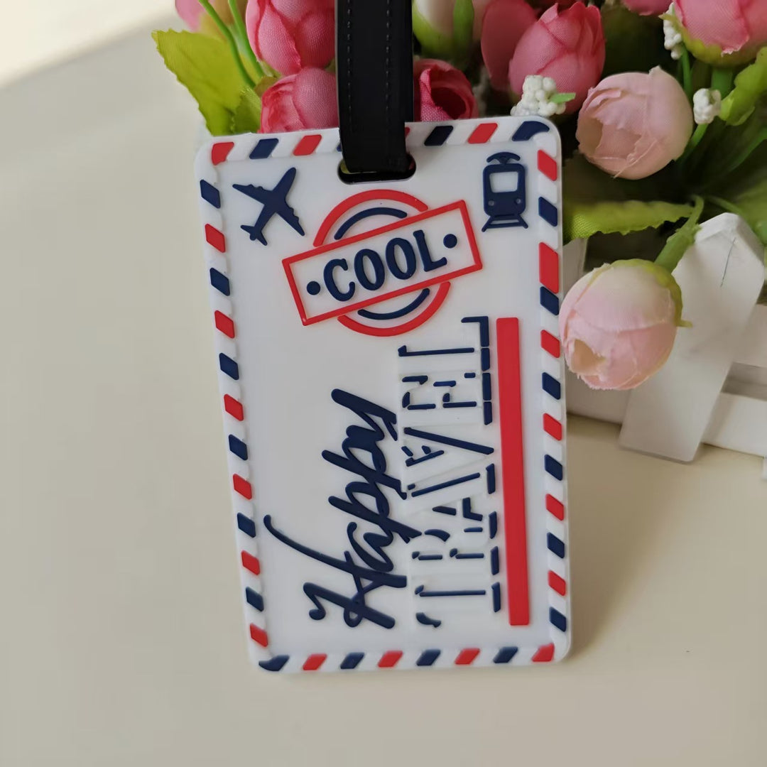 Unisex luggage tag in creative Tetris design Bowlift