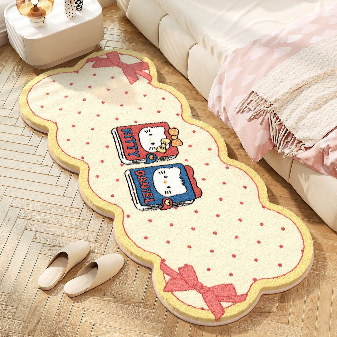 Cute Cartoon-Themed Plush Area Rug