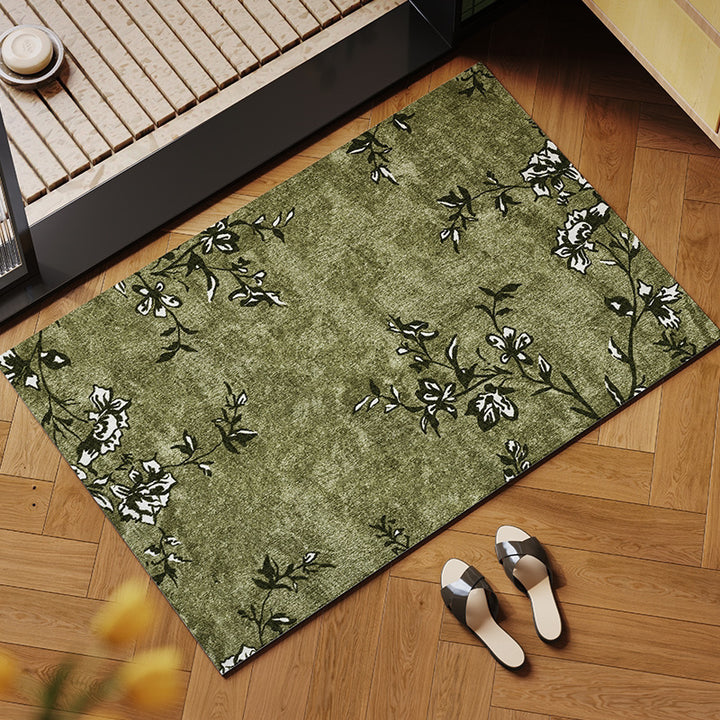 Elegant Floral Pattern Indoor Area Rug