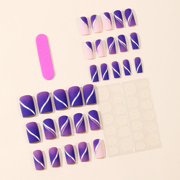 Stylish Matte Finish Nail Art Extensions Bowlift